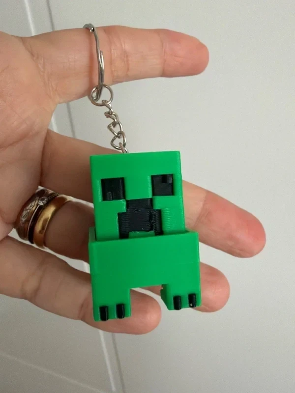 Fidget toy Minecraft keychain creeper